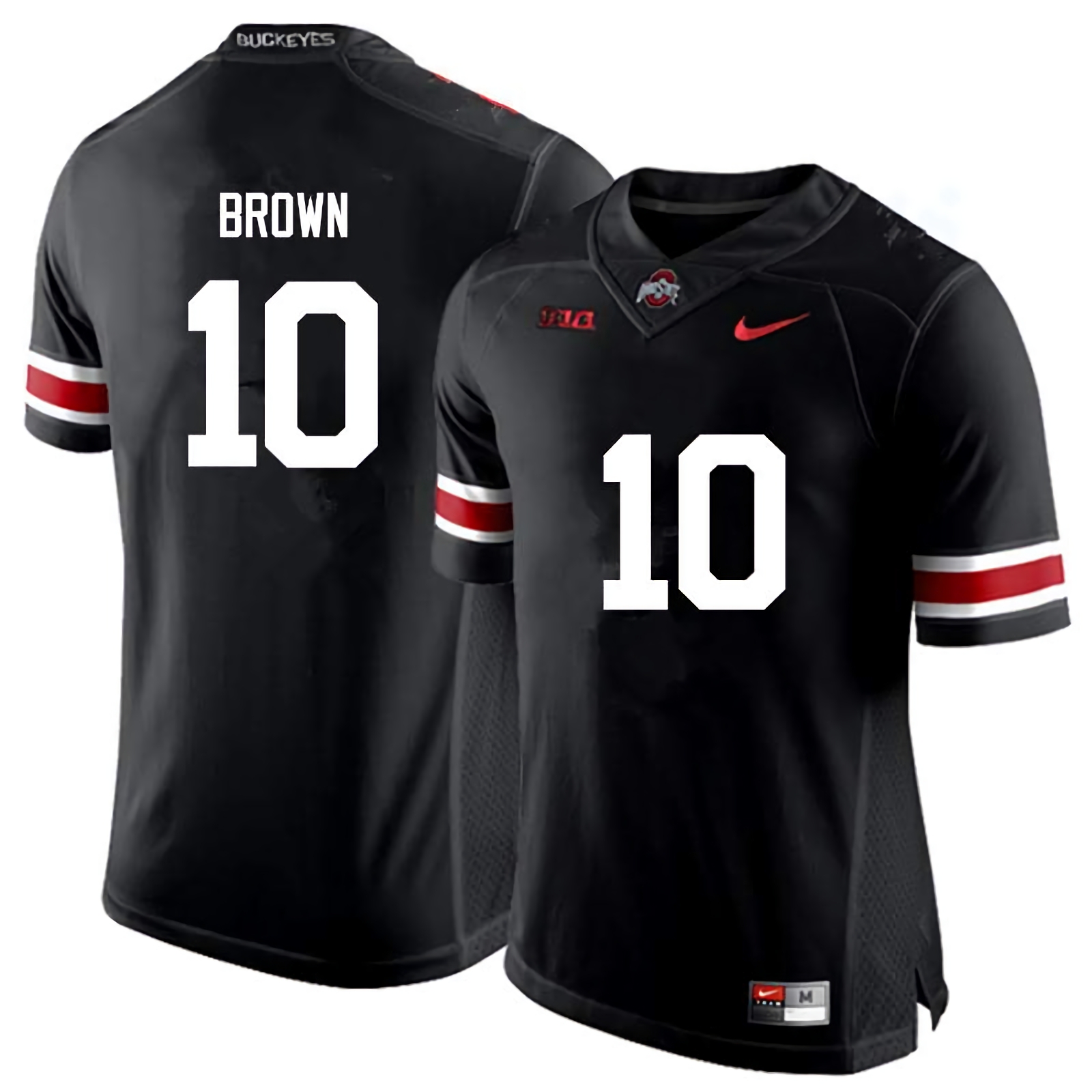Corey Brown Ohio State Buckeyes Men's NCAA #10 Nike Black College Stitched Football Jersey WCH7056VN